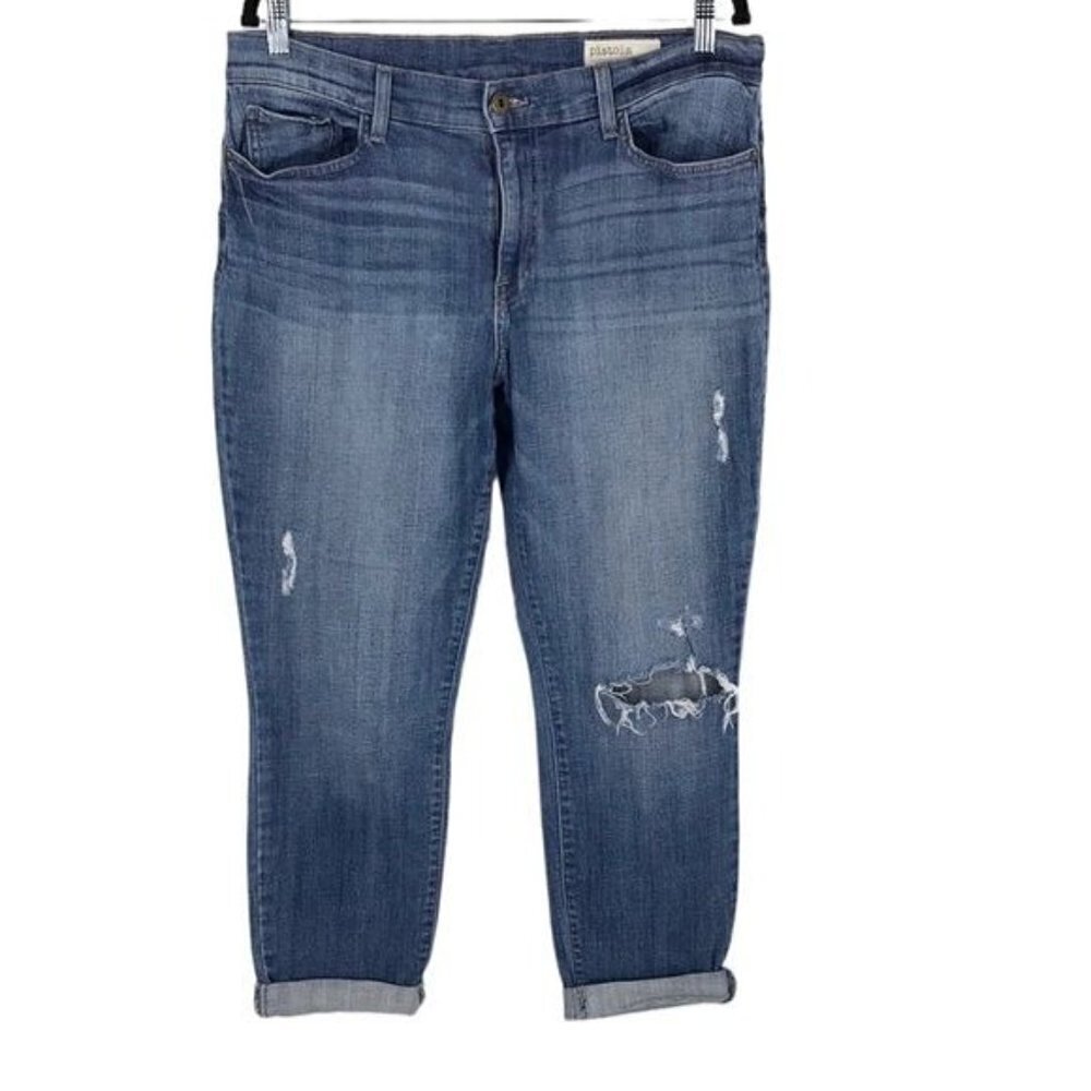 Pistola Revolve High-Rise Raw Hem Skinny Jeans Size 32
